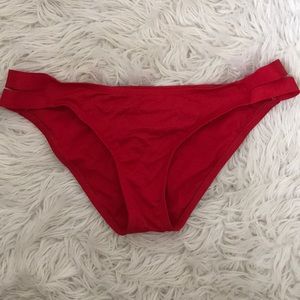 Red bikini bottom!